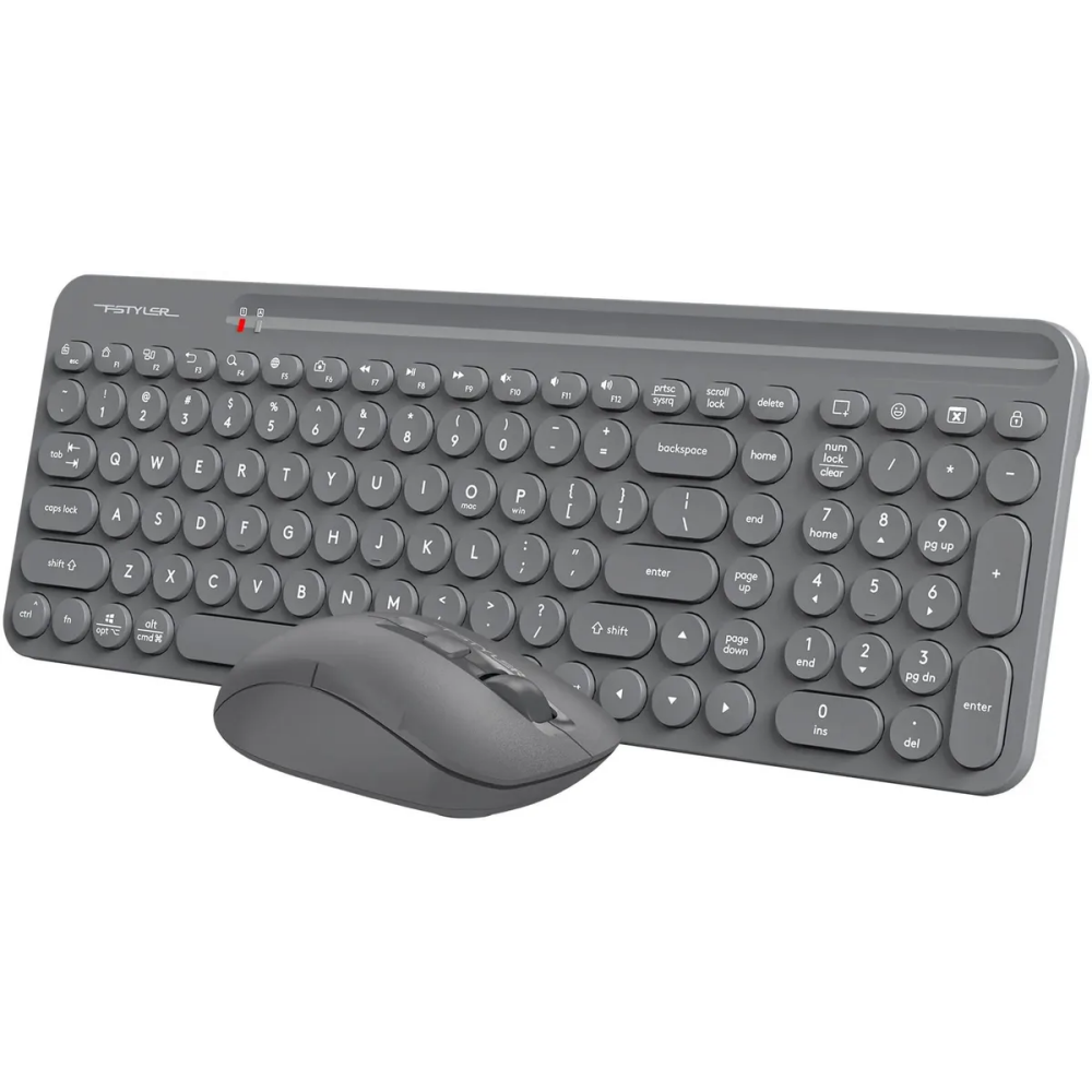 Клавиатура + мышь A4Tech Fstyler FG3300 Air2 Grey - фото 4
