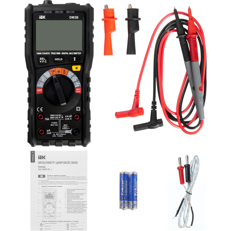 Мультиметр IEK ARMA2L 5 DM3B - A2L5-DM12-03 - фото 10