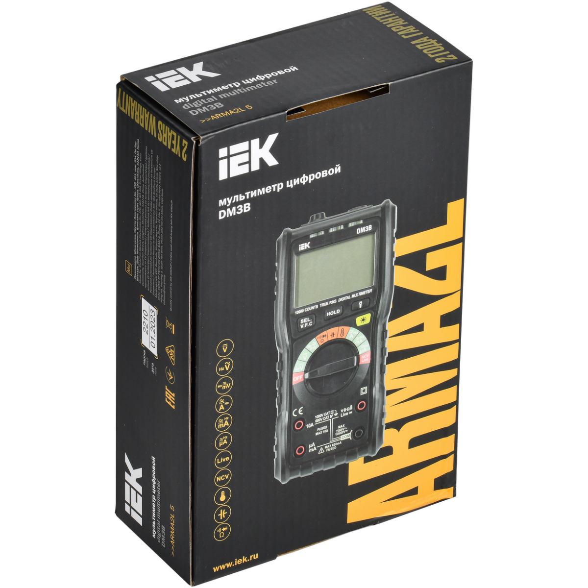 Мультиметр IEK ARMA2L 5 DM3B - A2L5-DM12-03 - фото 11