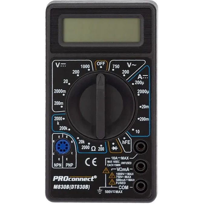 Мультиметр Proconnect M830B (13-3011) - фото 2