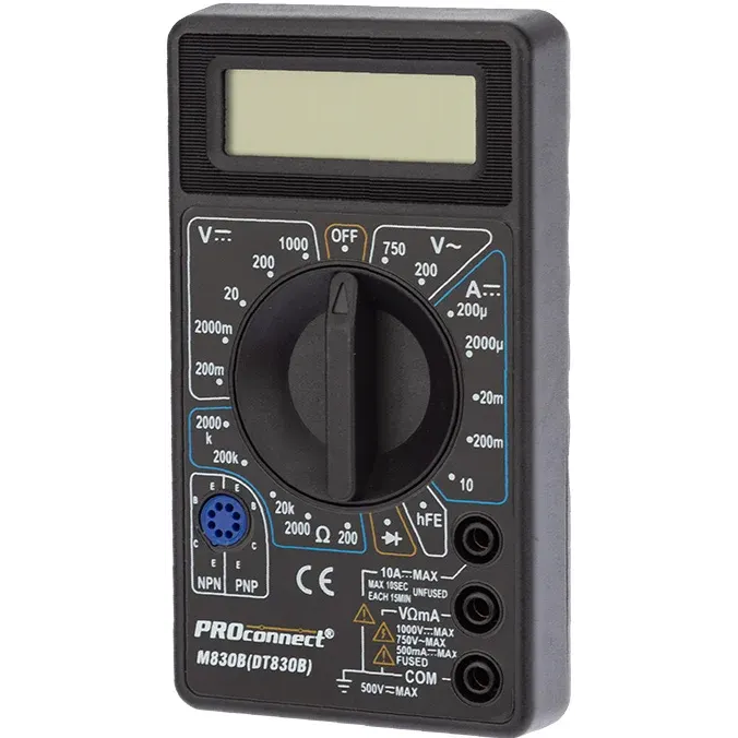 Мультиметр Proconnect M830B (13-3011) - фото 3