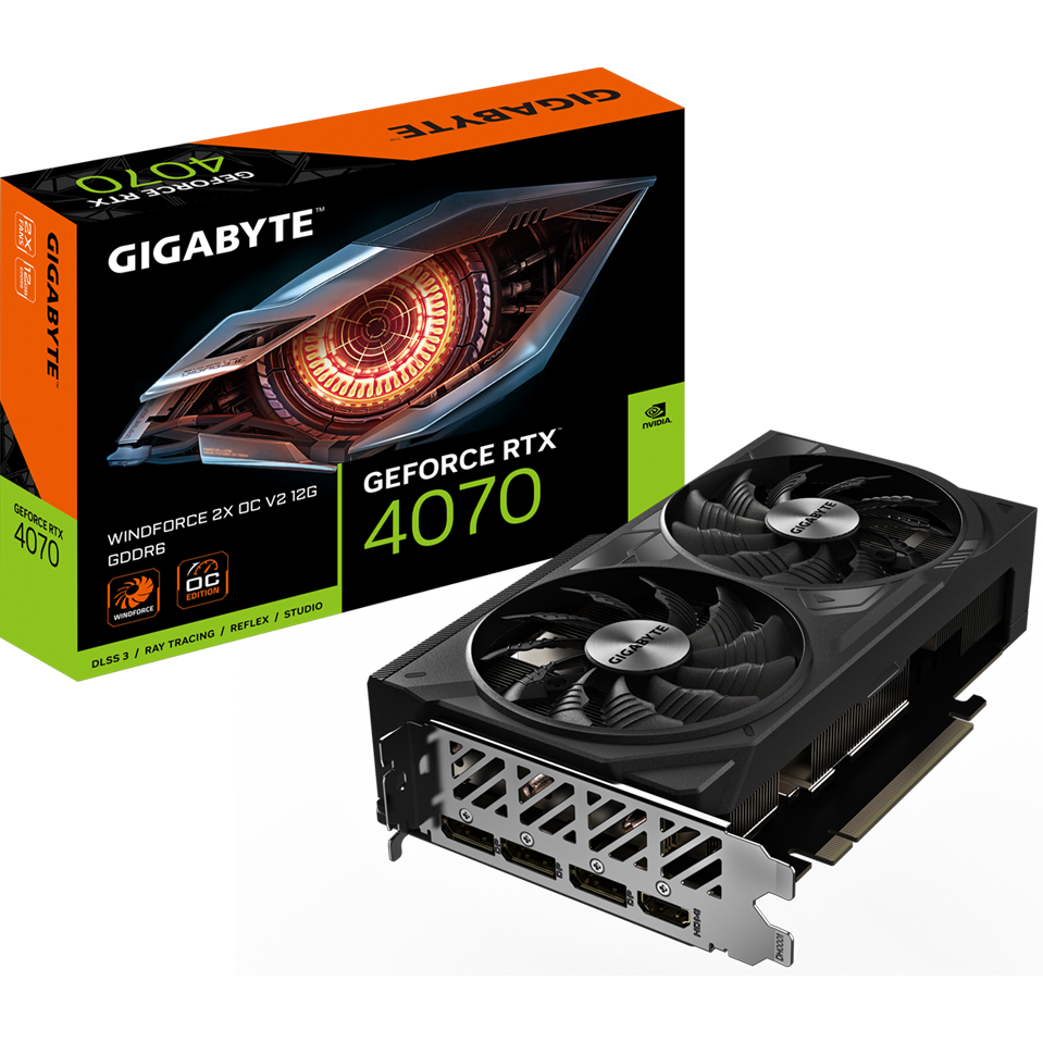 Видеокарта NVIDIA GeForce RTX 4070 Gigabyte OC 12Gb (GV-N4070WF2OCV2-12GD) - фото 8