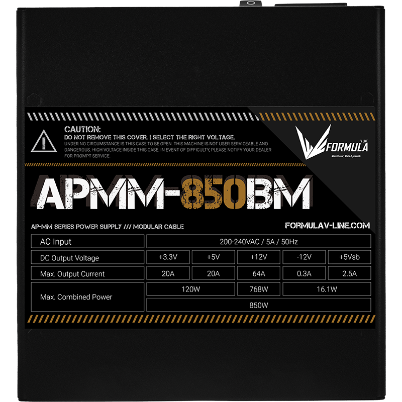 Блок питания 850W Formula APMM-850BM - фото 3