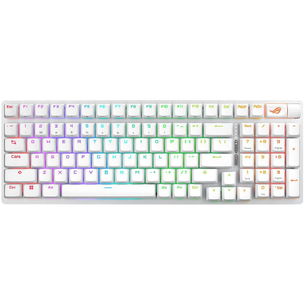 Клавиатура ASUS X901 Strix Scope II 96 NXSW (PBT) White - 90MP037A-BKRA30