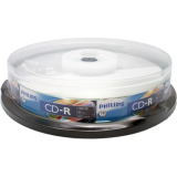 Диск CD-R Philips 700Mb 52x Cake Box (10 шт.) (CR7D5SB10/97)