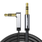 Кабель 3.5 Jack (M) - 3.5 Jack (M), 1.5м, UGREEN AV119 Silver/Black - 10598