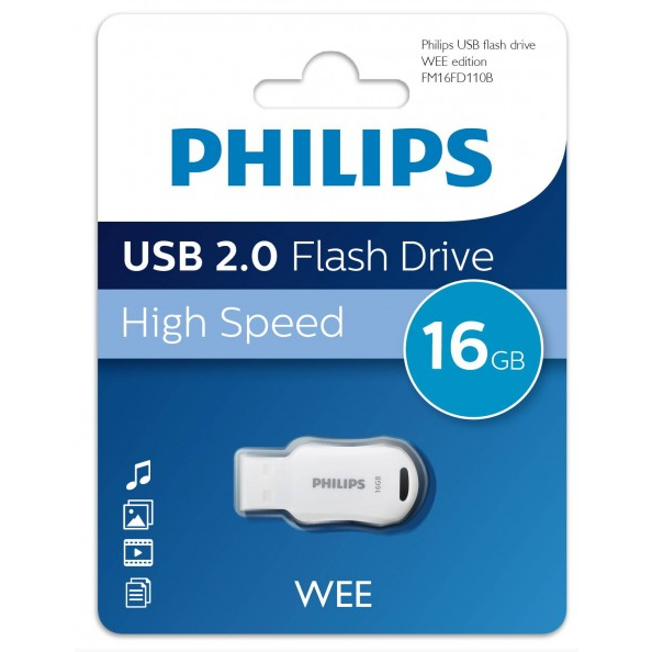 USB Flash накопитель 16GB Philips WEE 2.0 (FM16FD110B)