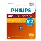 Карта памяти 512Gb MicroSD Philips (FM51MD55B) (FM51MD55B/97)