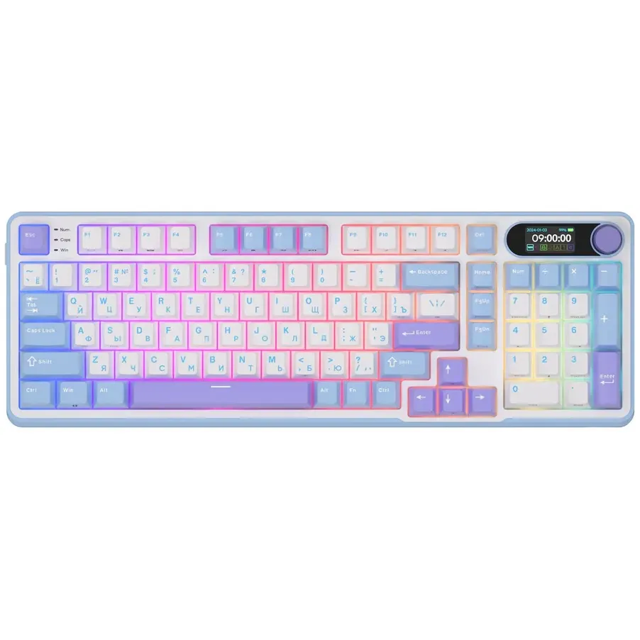Клавиатура Royal Kludge RK-S98 Taro Milk (Cream Switch) - 6977576550632