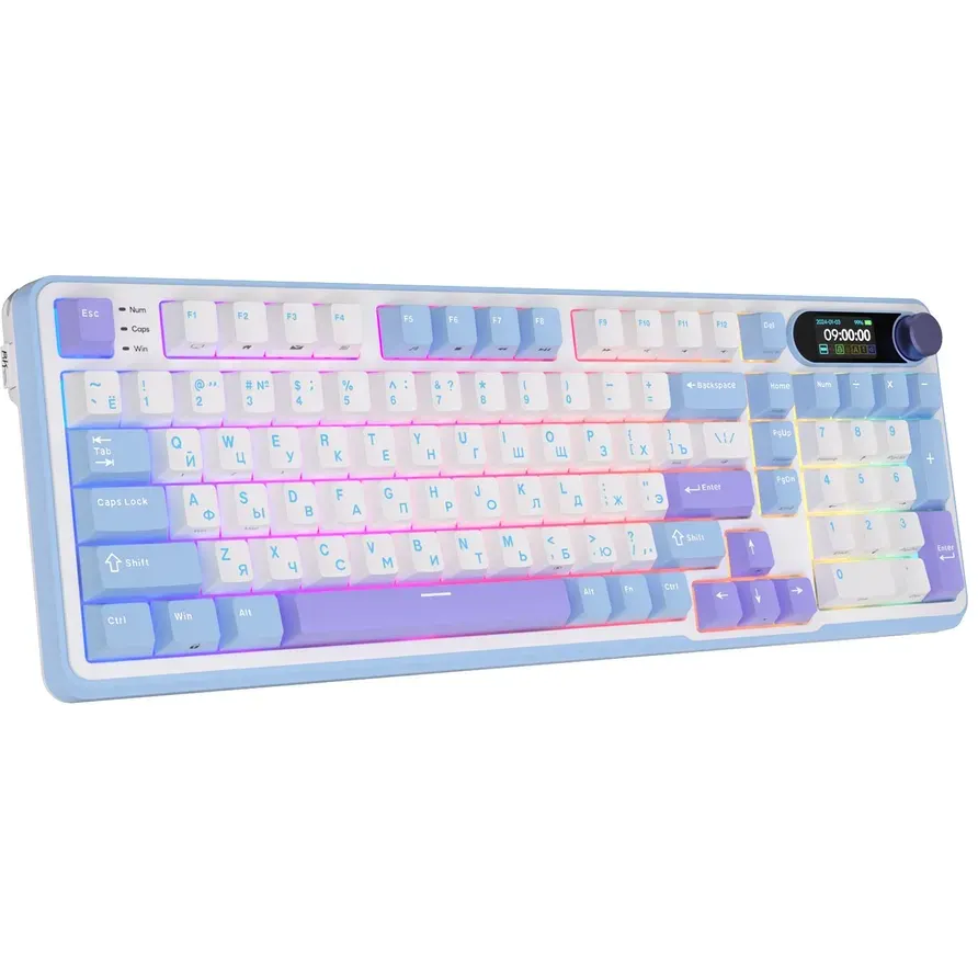 Клавиатура Royal Kludge RK-S98 Taro Milk (Cream Switch) - 6977576550632 - фото 5