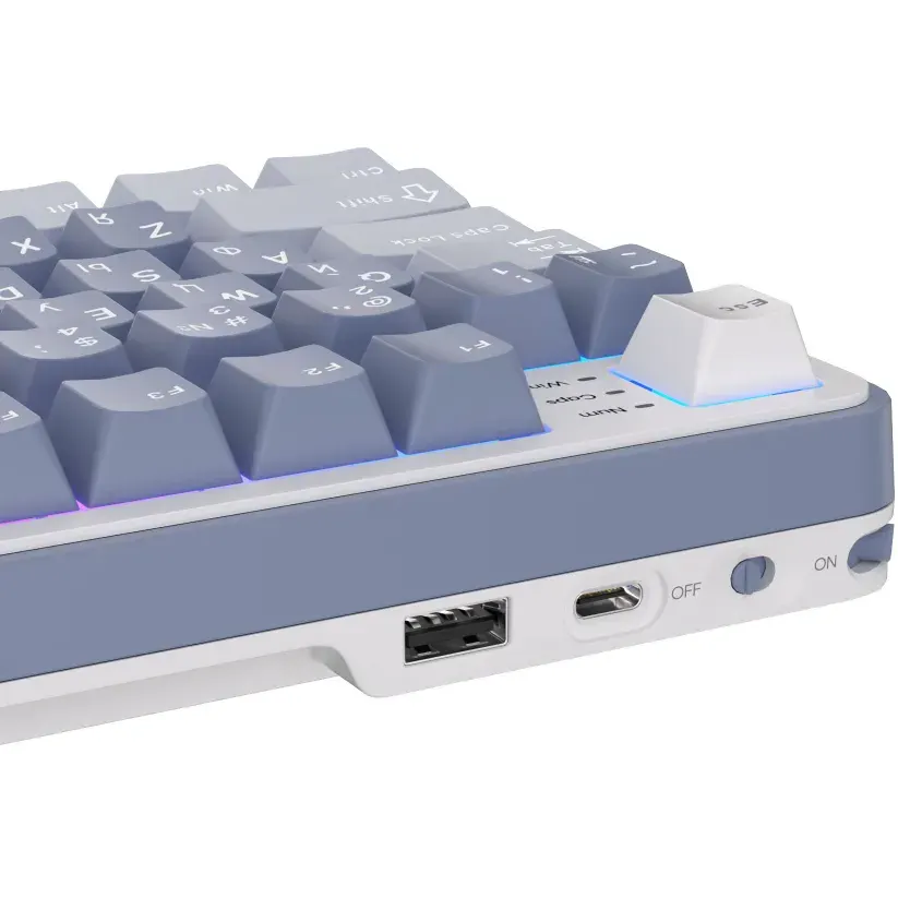Клавиатура Royal Kludge RK-S98 Ocean Blue (Cream Switch) - 6975576550618 - фото 9