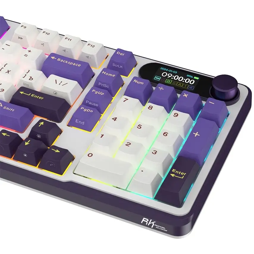 Клавиатура Royal Kludge RK-S98 Blackberry (Chartreuse Switch) - 6935280826009 - фото 8