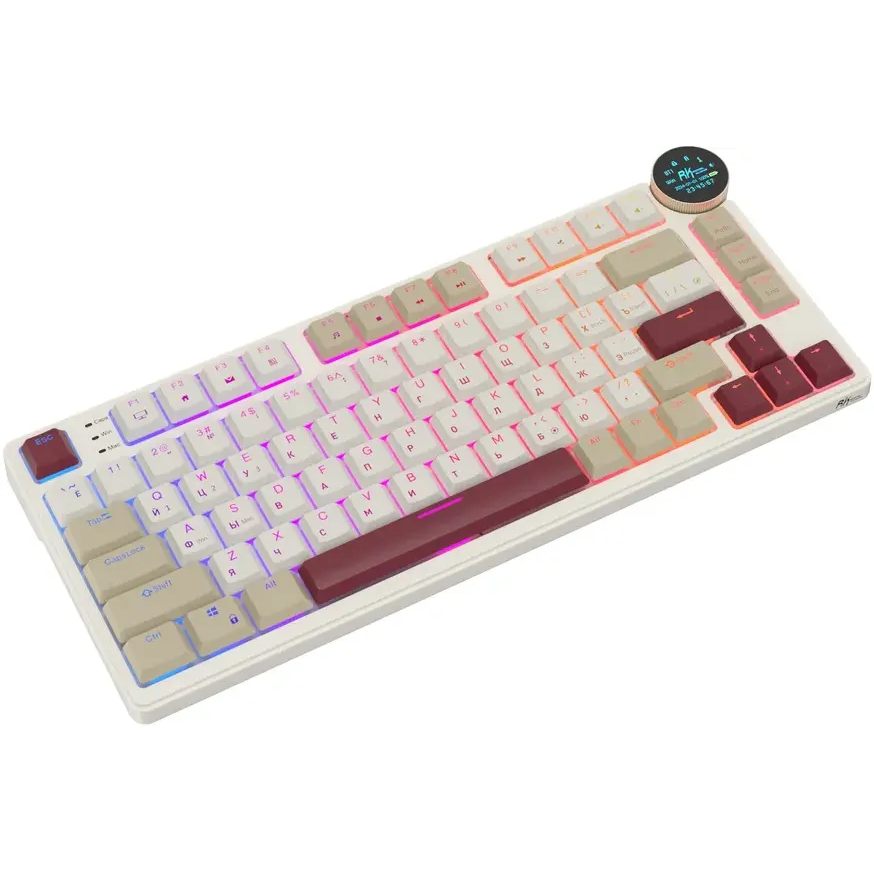 Клавиатура Royal Kludge N80 Rosy Clouds (Red Switch) - 6977576550694 - фото 2