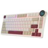 Клавиатура Royal Kludge N80 Rosy Clouds (Red Switch) (6977576550694)
