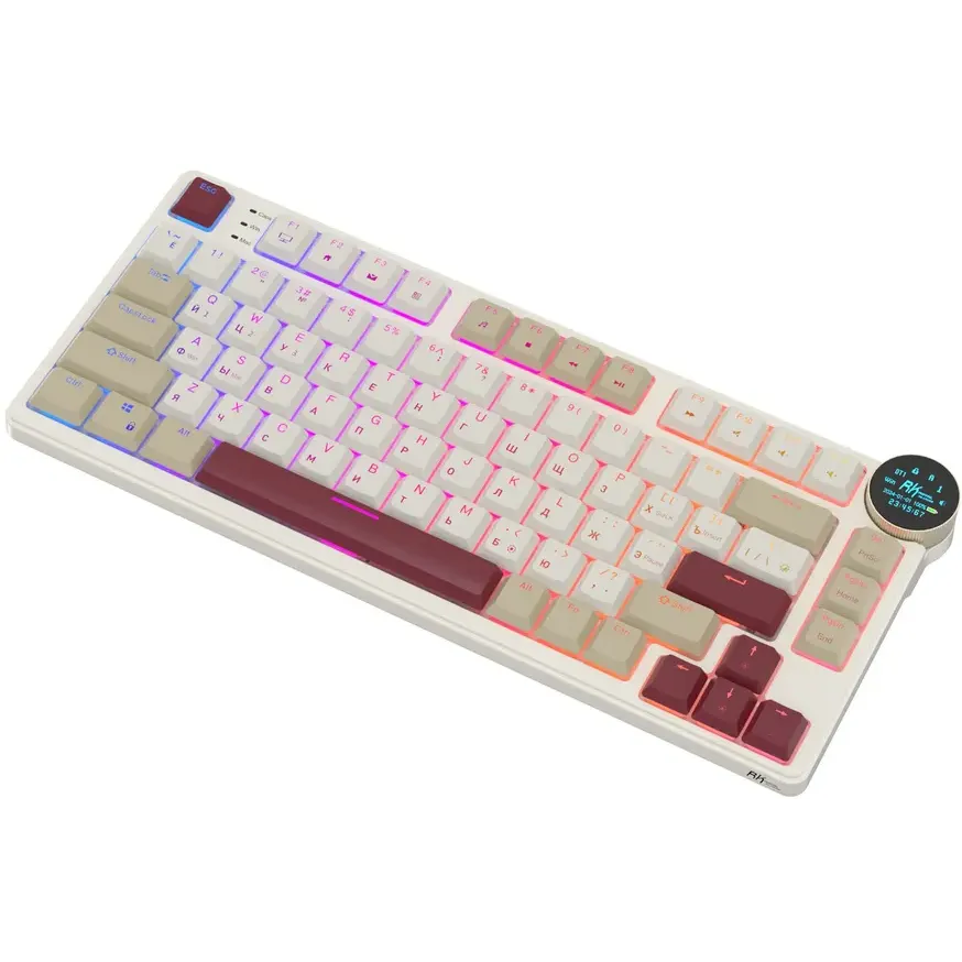 Клавиатура Royal Kludge N80 Rosy Clouds (Brown Switch) - 6977576550687 - фото 3