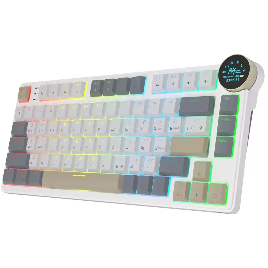 Клавиатура Royal Kludge N80 Pearly Dawn (Red Switch) - 6977576550663 - фото 5