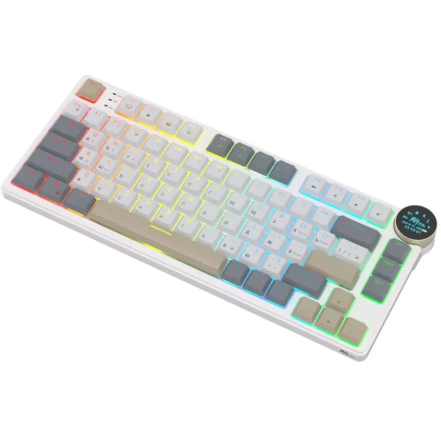 Клавиатура Royal Kludge N80 Pearly Dawn (Brown Switch) - 6977576550670 - фото 3