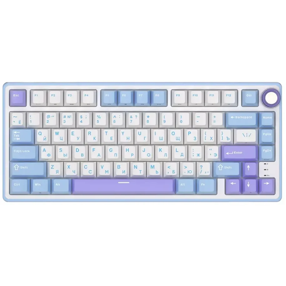 Клавиатура Royal Kludge R75 Taro Milk (Silver Switch) - 6977576550656 - фото 2