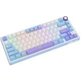 Клавиатура Royal Kludge R75 Taro Milk (Silver Switch) (6977576550656)