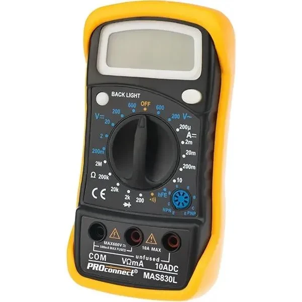 Мультиметр Proconnect MAS830L (13-3021) - фото 2