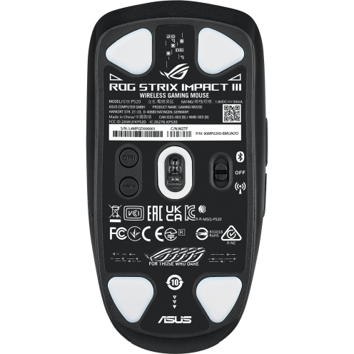 Мышь ASUS ROG STRIX IMPACT III Wireless Black - 90MP03D0-BMUA00 - фото 3