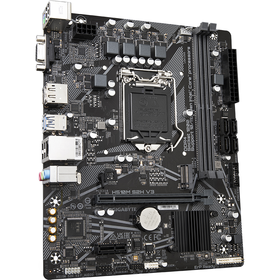Материнская плата Gigabyte H510M S2H V3 2.0 - фото 2
