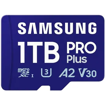 Карта памяти 1TB MicroSD Samsung PRO Plus + SD адаптер (MB-MD1T0SA)