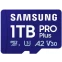 Карта памяти 1Tb MicroSD Samsung PRO Plus + SD адаптер (MB-MD1T0SA)