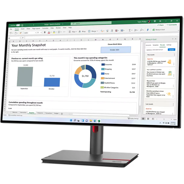 Монитор Lenovo 27" ThinkVision P27H-30 (63A1GAT1EU) - фото 2