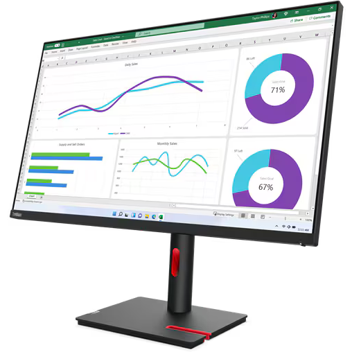 Монитор Lenovo 32" ThinkVision T32H-30 (63D3GAT1EU) - фото 3
