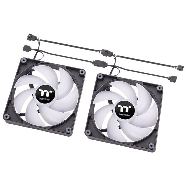 Вентилятор для корпуса Thermaltake CT120 ARGB Sync Fan Black (2 шт.) - CL-F149-PL12SW-A - фото 3