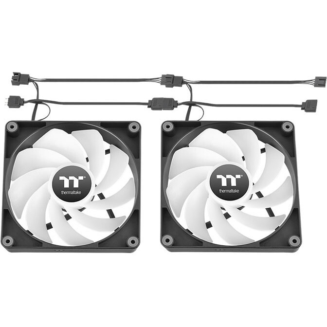 Вентилятор для корпуса Thermaltake CT120 Reverse ARGB Sync Fan Black (2-Fan Pack) - CL-F173-PL12SW-A - фото 2