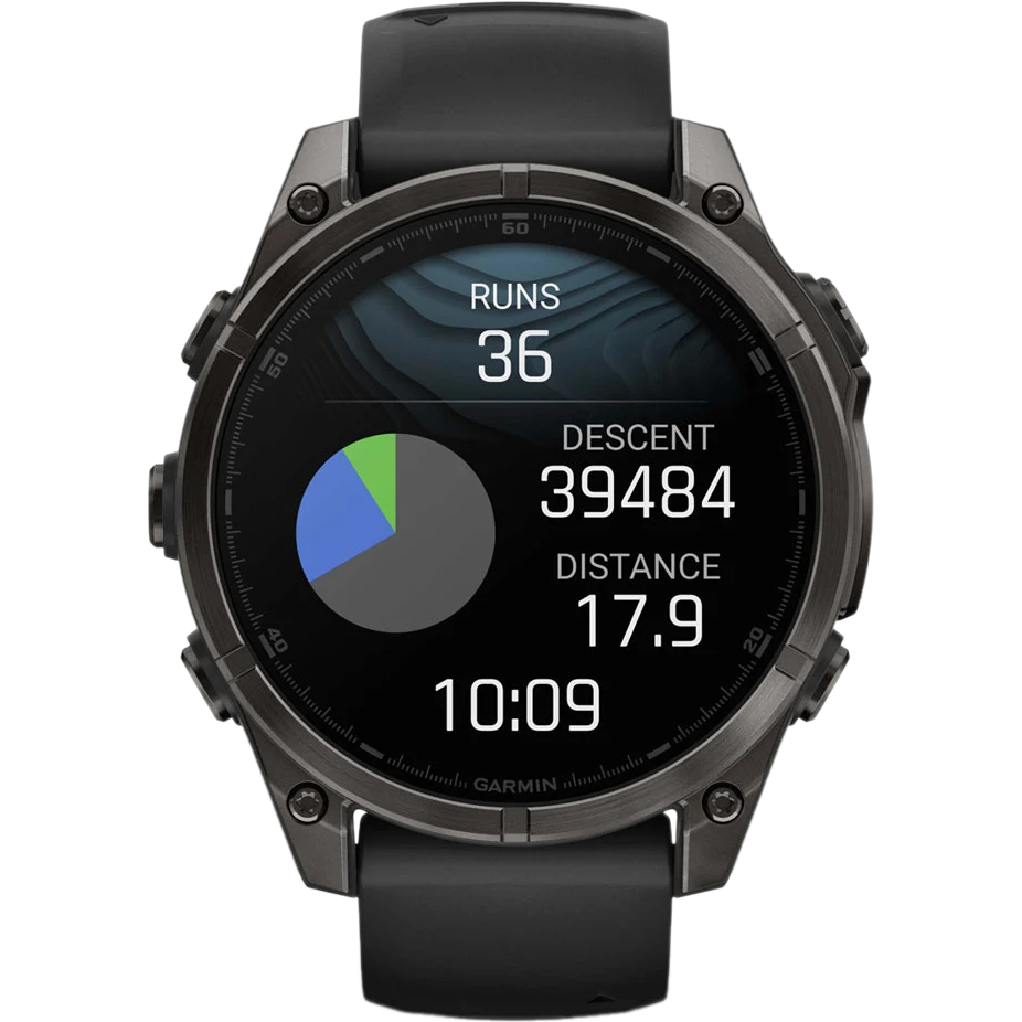 Умные часы Garmin Fenix 8 47mm Black/Black - 010-02904-21