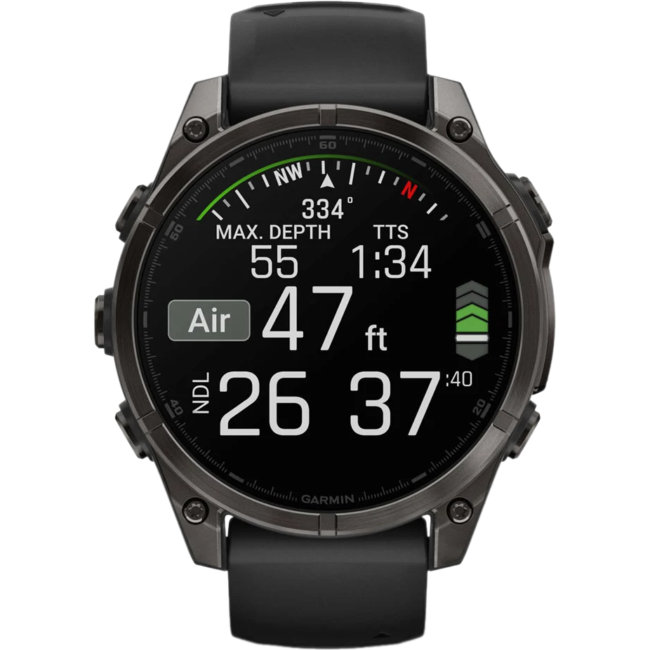 Умные часы Garmin Fenix 8 47mm Black/Black - 010-02904-21 - фото 2