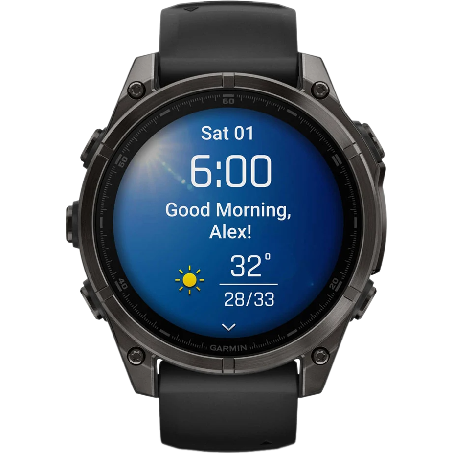 Умные часы Garmin Fenix 8 47mm Black/Black - 010-02904-21 - фото 4