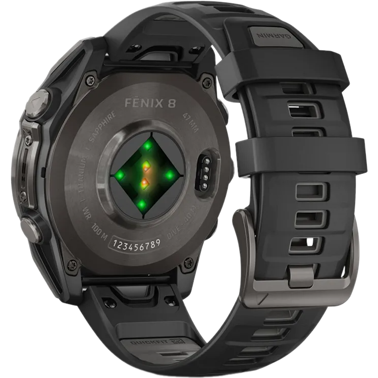 Умные часы Garmin Fenix 8 47mm Black/Black - 010-02904-21 - фото 8