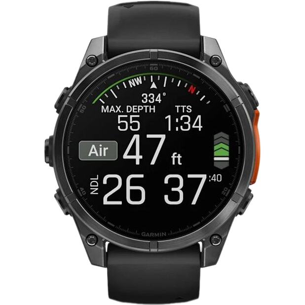Умные часы Garmin Fenix 8 47mm Grey/Black - 010-02904-00 - фото 3