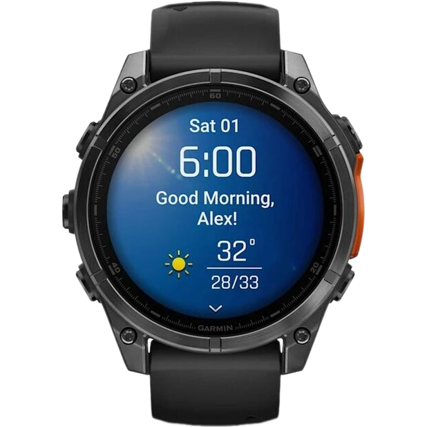 Умные часы Garmin Fenix 8 47mm Grey/Black - 010-02904-00 - фото 5