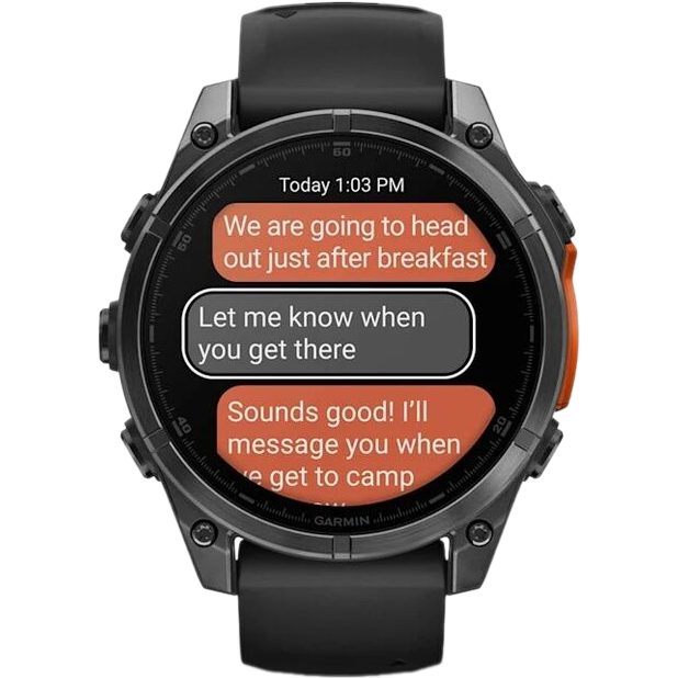 Умные часы Garmin Fenix 8 47mm Grey/Black - 010-02904-00 - фото 6