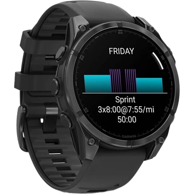 Умные часы Garmin Fenix 8 47mm Grey/Black - 010-02904-00 - фото 9