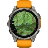 Умные часы Garmin Fenix 8 47mm Grey/Orange (010-02904-11)