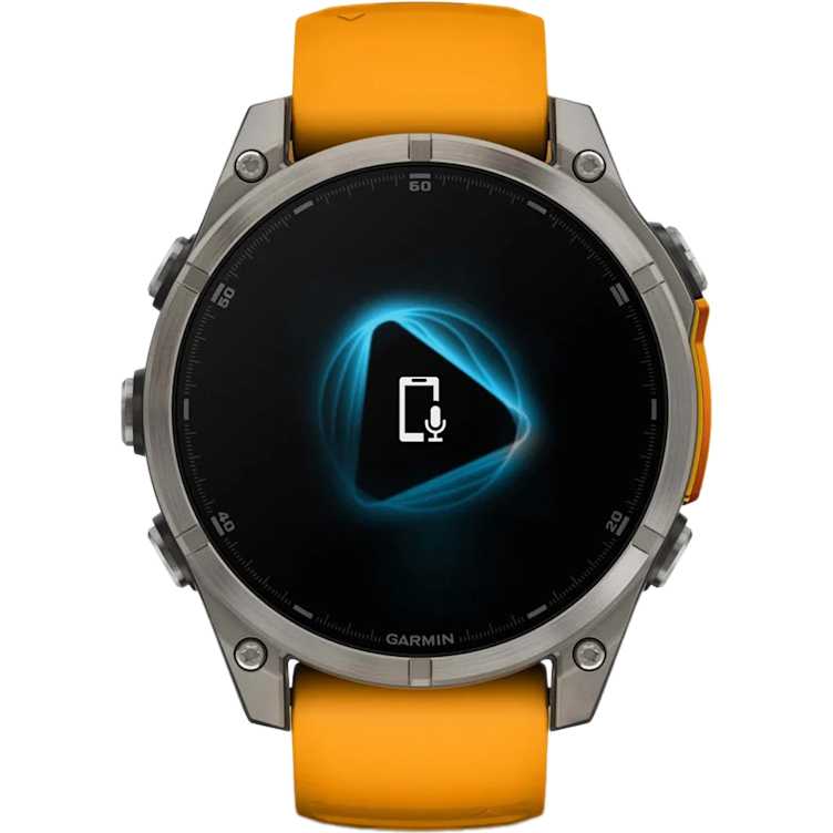 Умные часы Garmin Fenix 8 47mm Grey/Orange - 010-02904-11 - фото 8