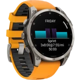 Умные часы Garmin Fenix 8 47mm Grey/Orange (010-02904-11)
