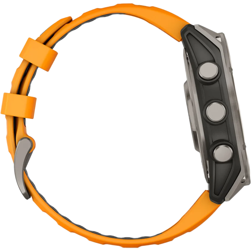 Умные часы Garmin Fenix 8 47mm Grey/Orange - 010-02904-11 - фото 11