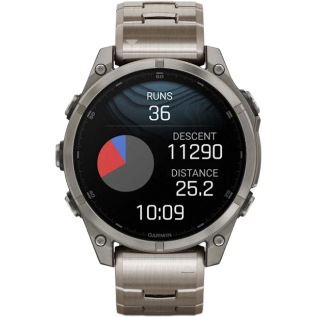 Умные часы Garmin Fenix 8 47mm Grey/Titan - 010-02904-40 - фото 3