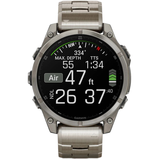Умные часы Garmin Fenix 8 47mm Grey/Titan - 010-02904-40 - фото 4