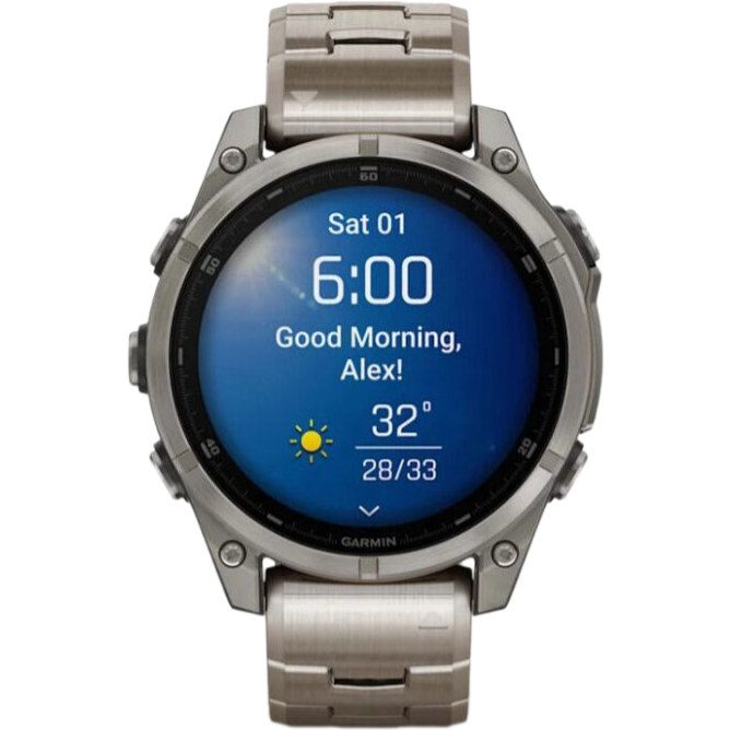 Умные часы Garmin Fenix 8 47mm Grey/Titan - 010-02904-40 - фото 6