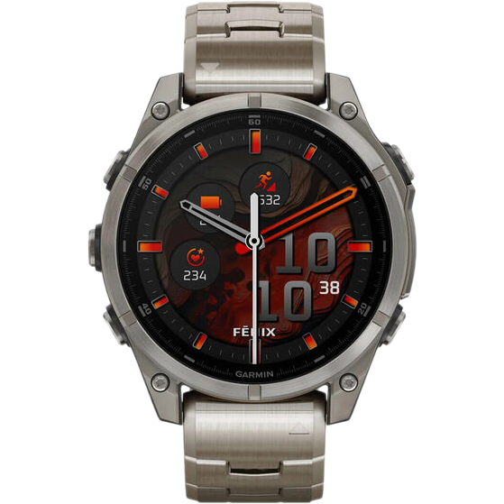 Умные часы Garmin Fenix 8 47mm Grey/Titan - 010-02904-40 - фото 9