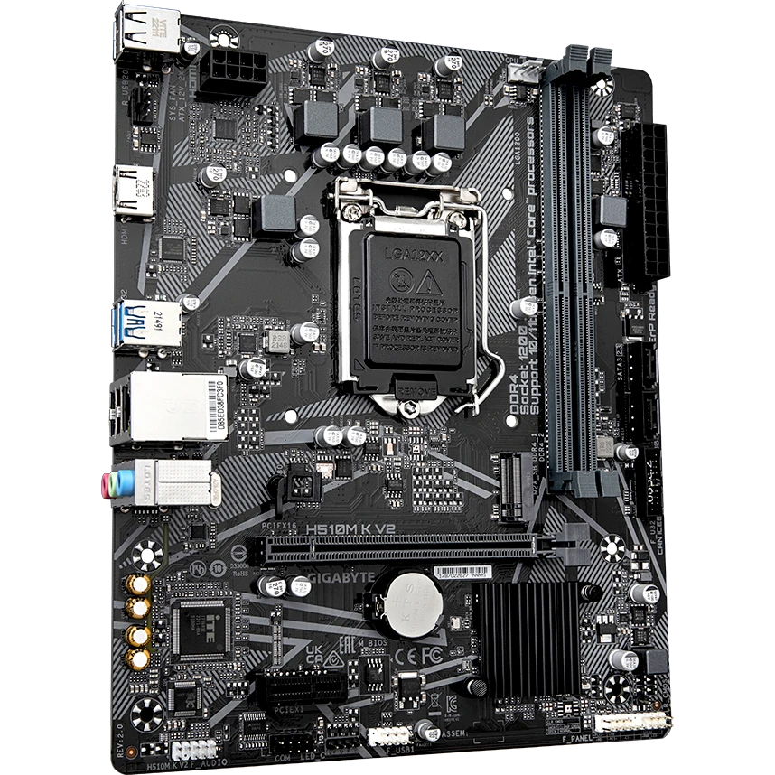 Материнская плата Gigabyte H510M K V2 (rev. 2.0) - фото 2