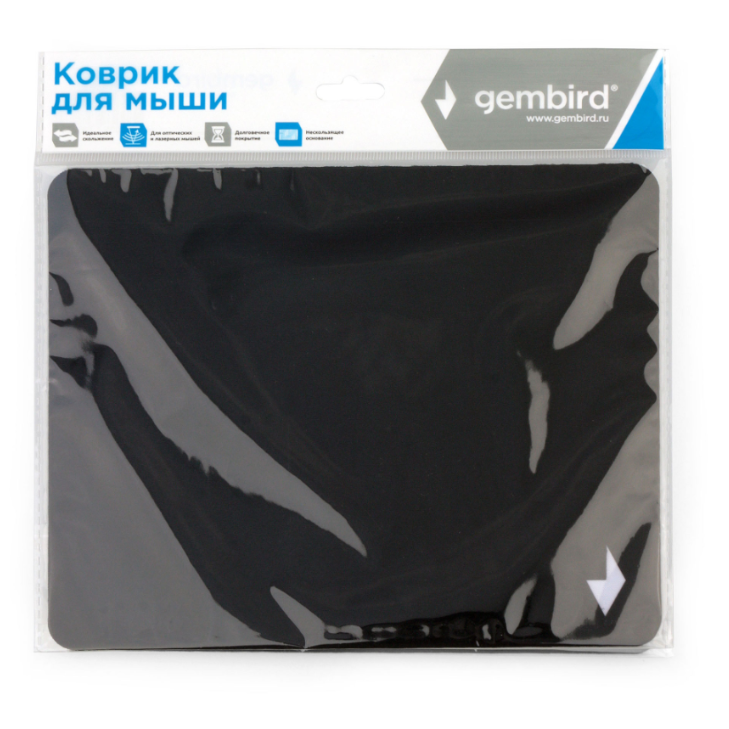 Коврик для мыши Gembird MP-BLACK-S - фото 4